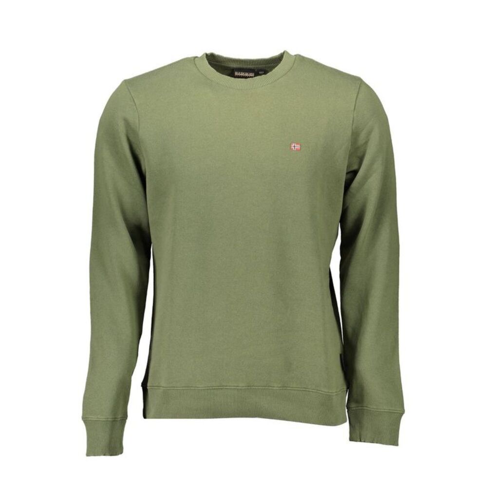 Napapijri Verde Cotton Men Men's Sweatshirt